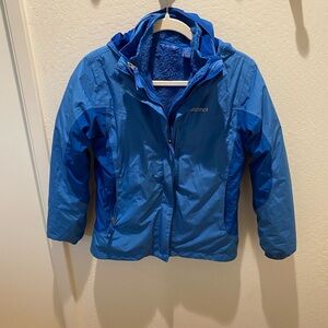 Marmot Kids Vibrant Blue Raincoat